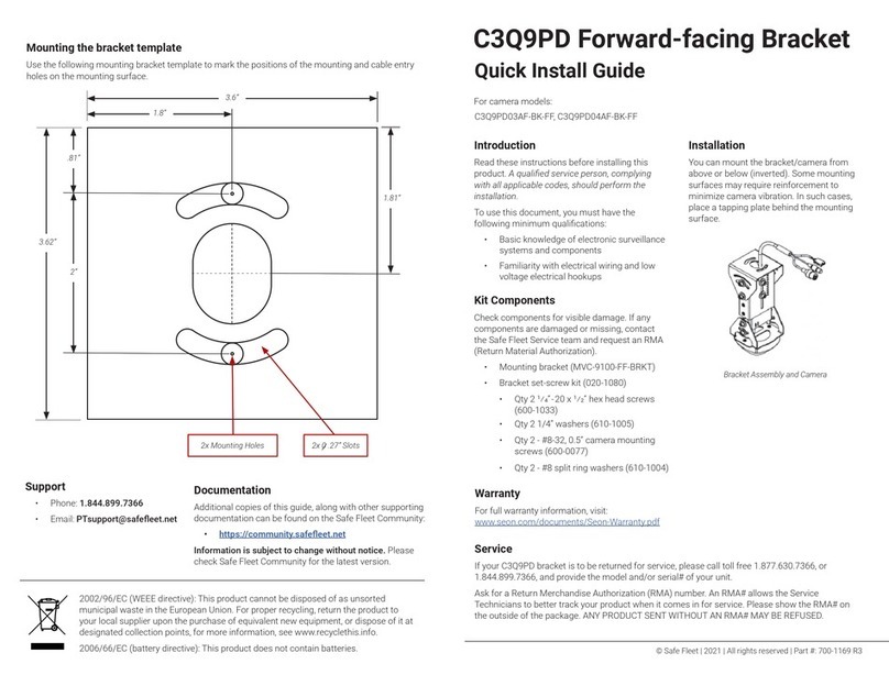 Safe Fleet C3Q9PD Quick install guide