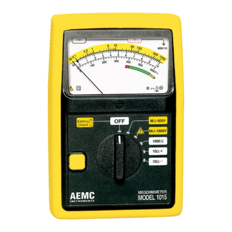 AEMC instruments 1015 User manual