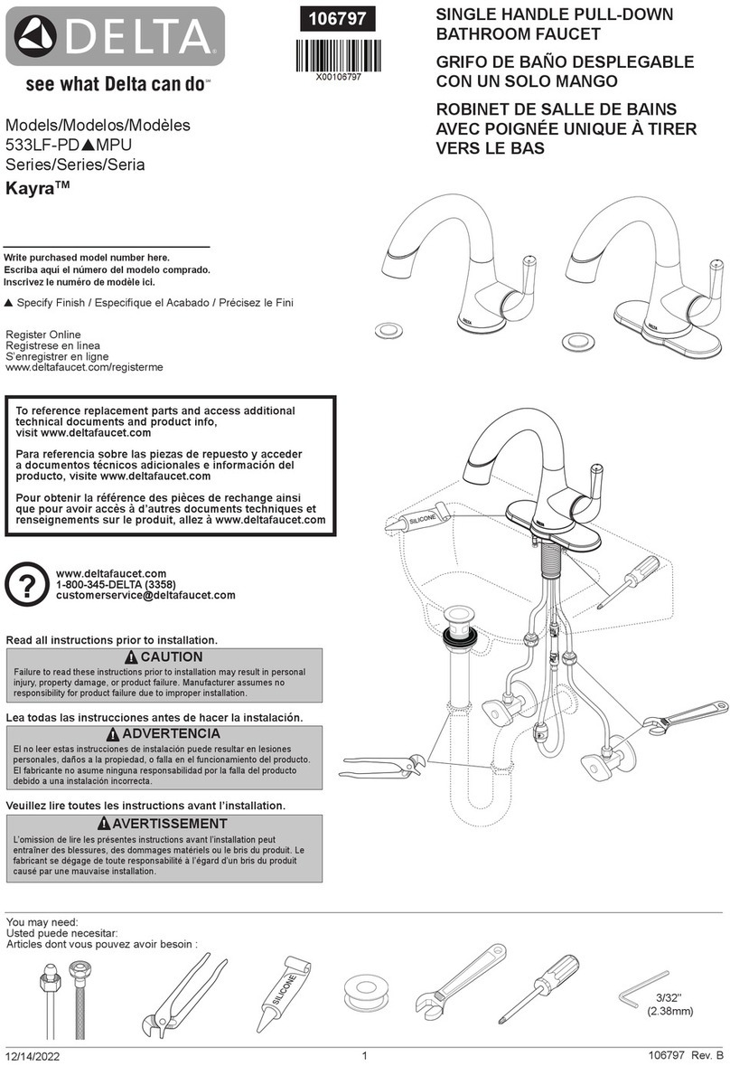 Delta Kayra 533LF-PD MPU Series User manual