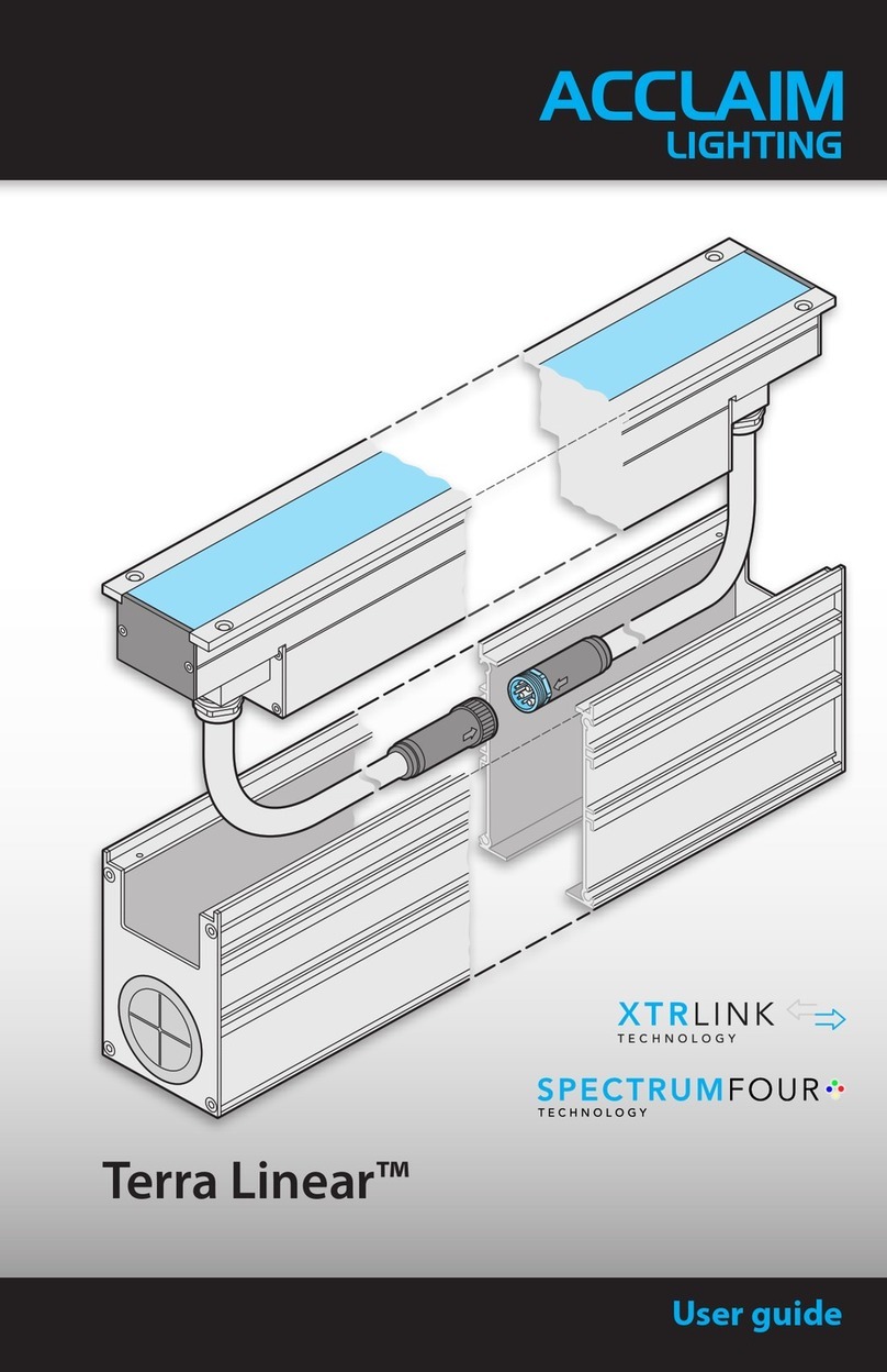 Acclaim Lighting Terra Linear user guide