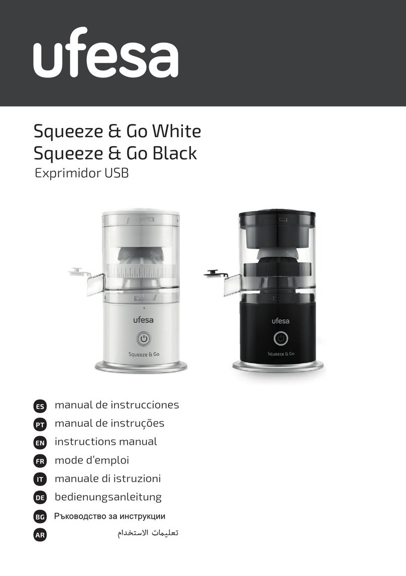 UFESA Squeeze & Go White User manual UFESA Squeeze & Go White User manual