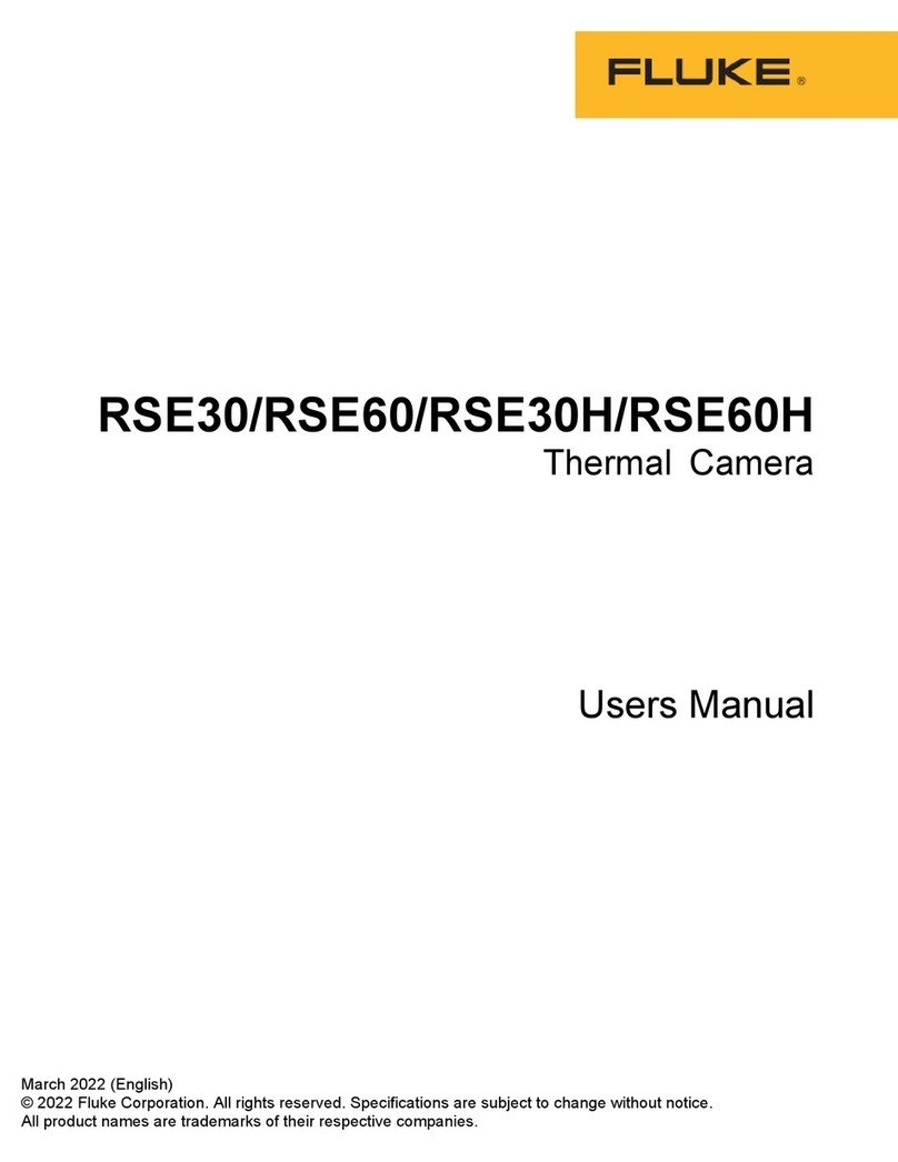 Fluke RSE30 User manual