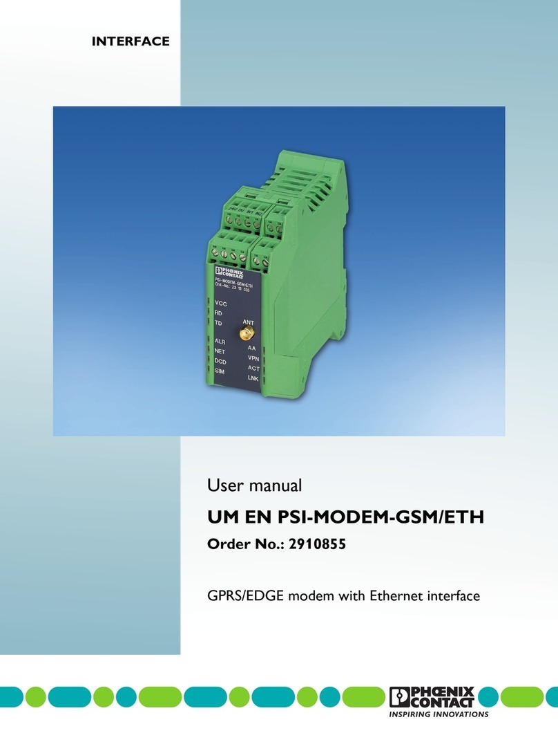 Phoenix Contact PSI-MODEM-GSM/ETH user manual Phoenix Contact PSI-MODEM-GSM/ETH user manual