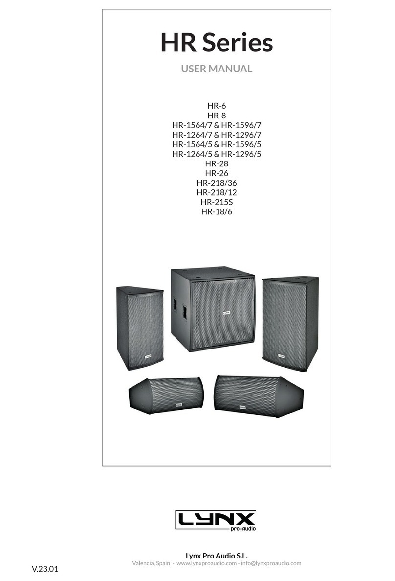 Lynx HR-SERIES User manual