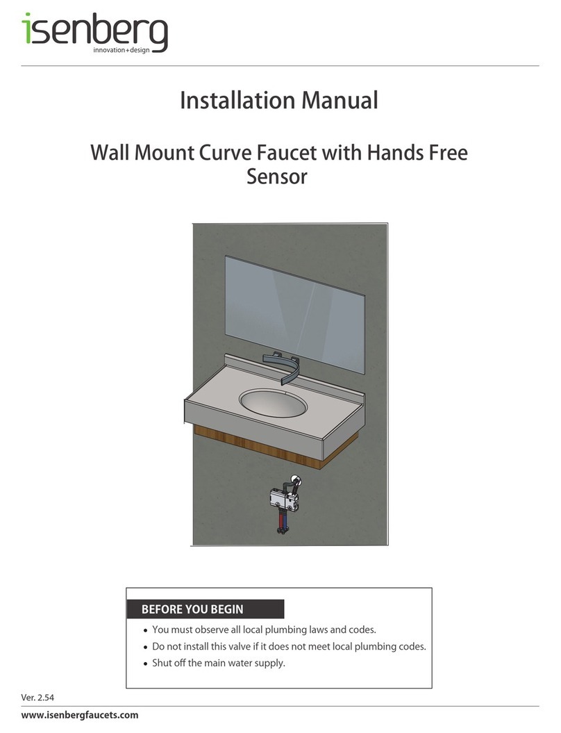 Isenberg CU.2300RECP installation manual
