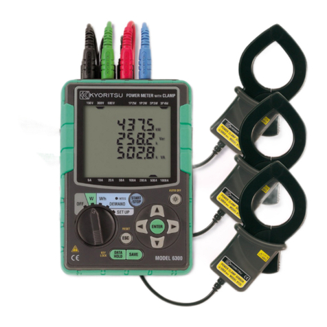 Kyoritsu Electrical Instruments Works, Ltd. 6300 User manual