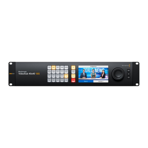 Blackmagicdesign Videohub 12G User manual