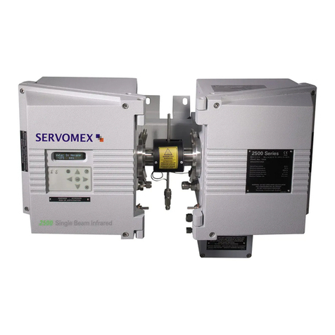 Servomex 2500 Series installation manual