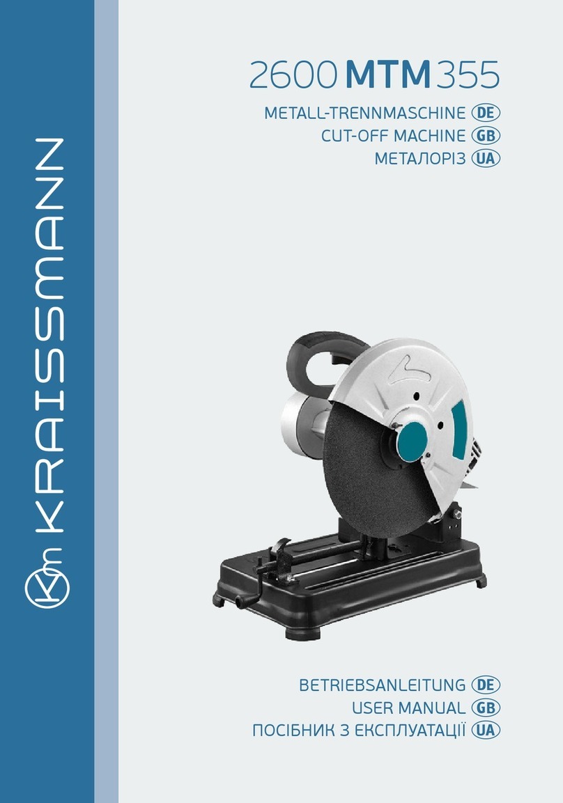 Kraissmann 2600 MTM 355 user manual