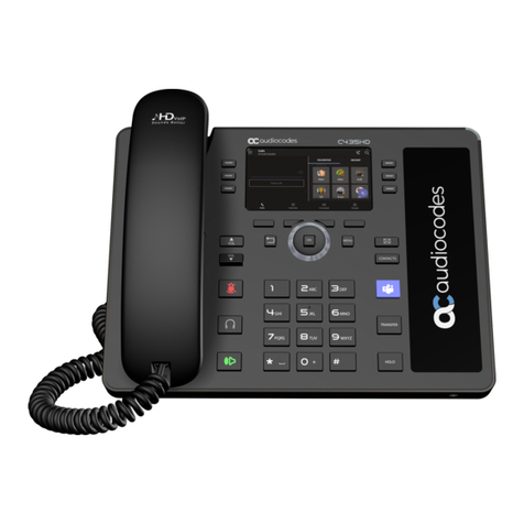 AudioCodes C435 User manual