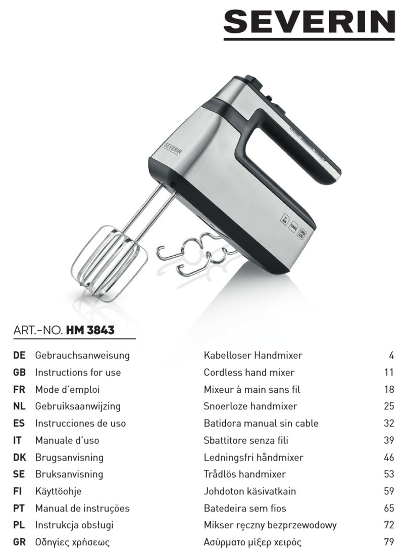 SEVERIN HM 3843 User manual