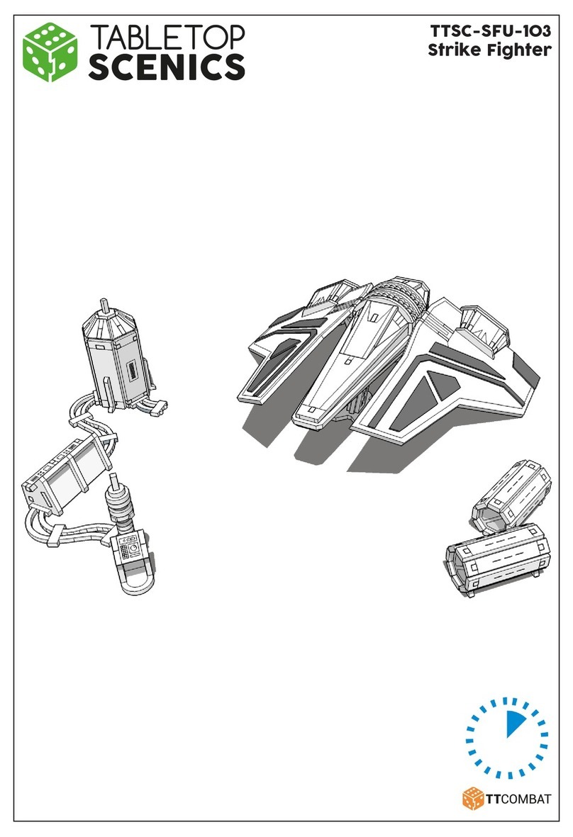 Tabletop Scenics TT COMBAT TTSC-SFU-103 instruction manual