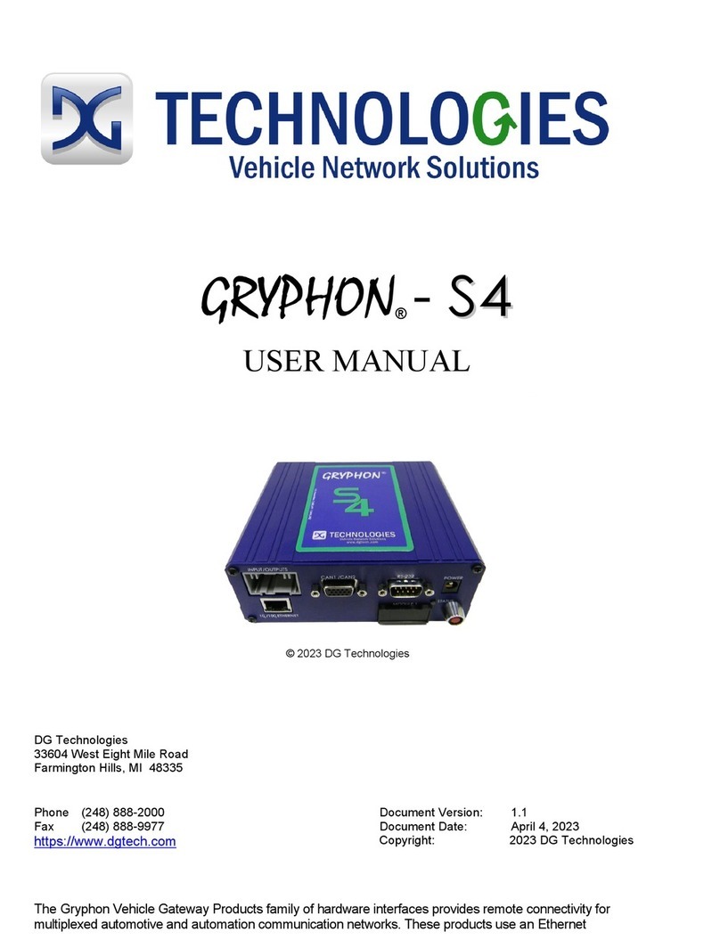 DG Technologies GRYPHON-S4 user manual