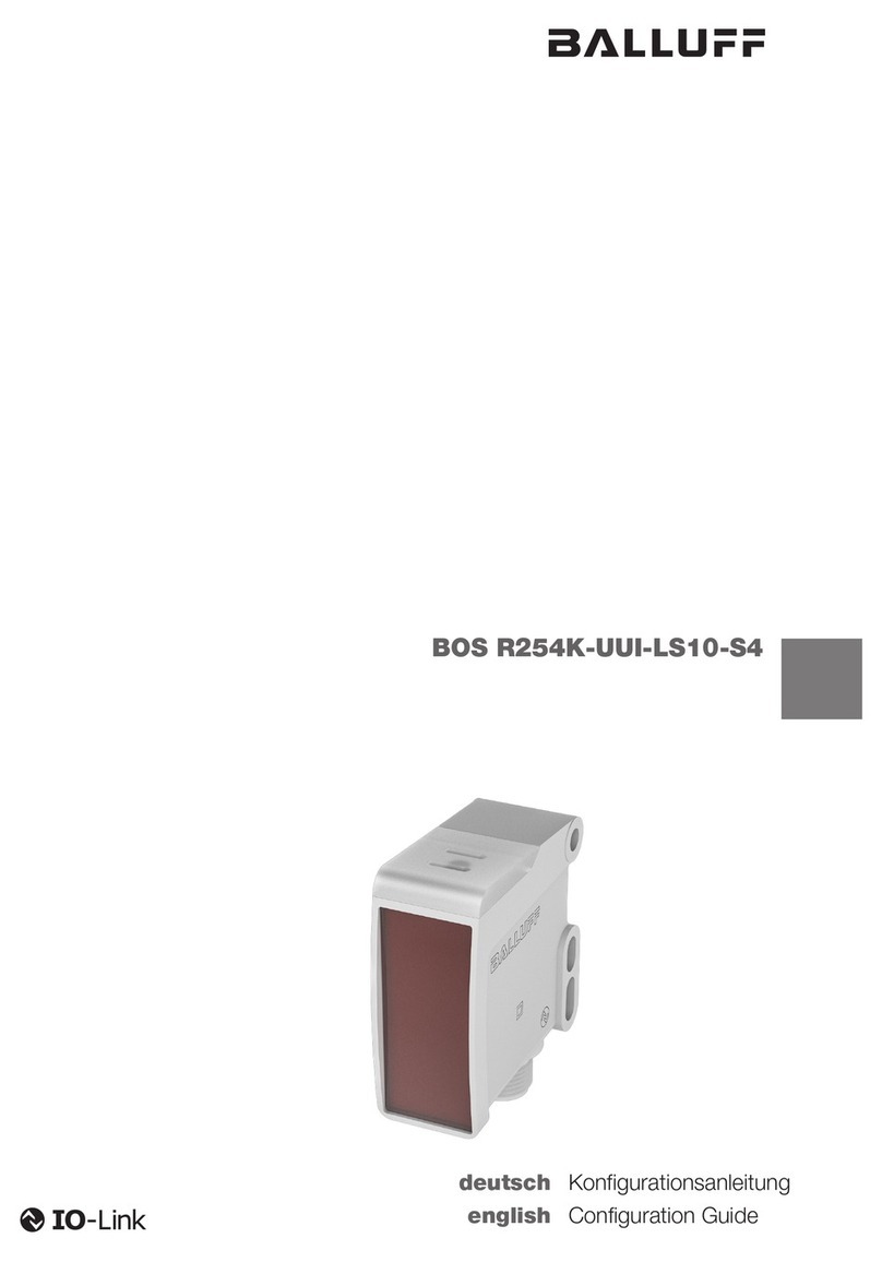 Balluff BOS R254K-UUI-LS10-S4 User manual