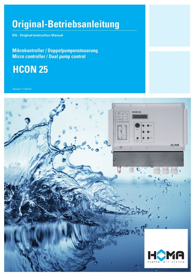 Homa HCON 25 instruction manual