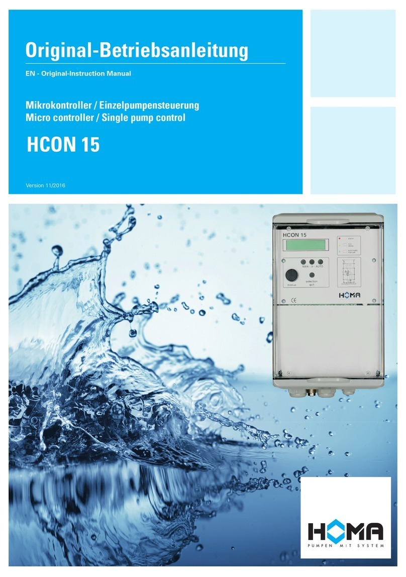 Homa HCON 15 instruction manual