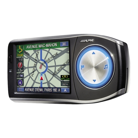 Alpine blackbird PMD-B100P owner's manual