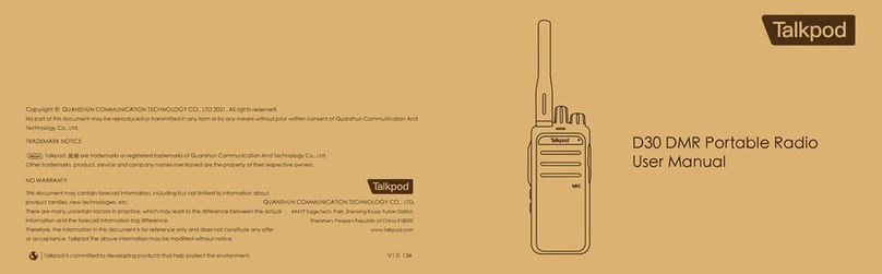 Talkpod D30 user manual