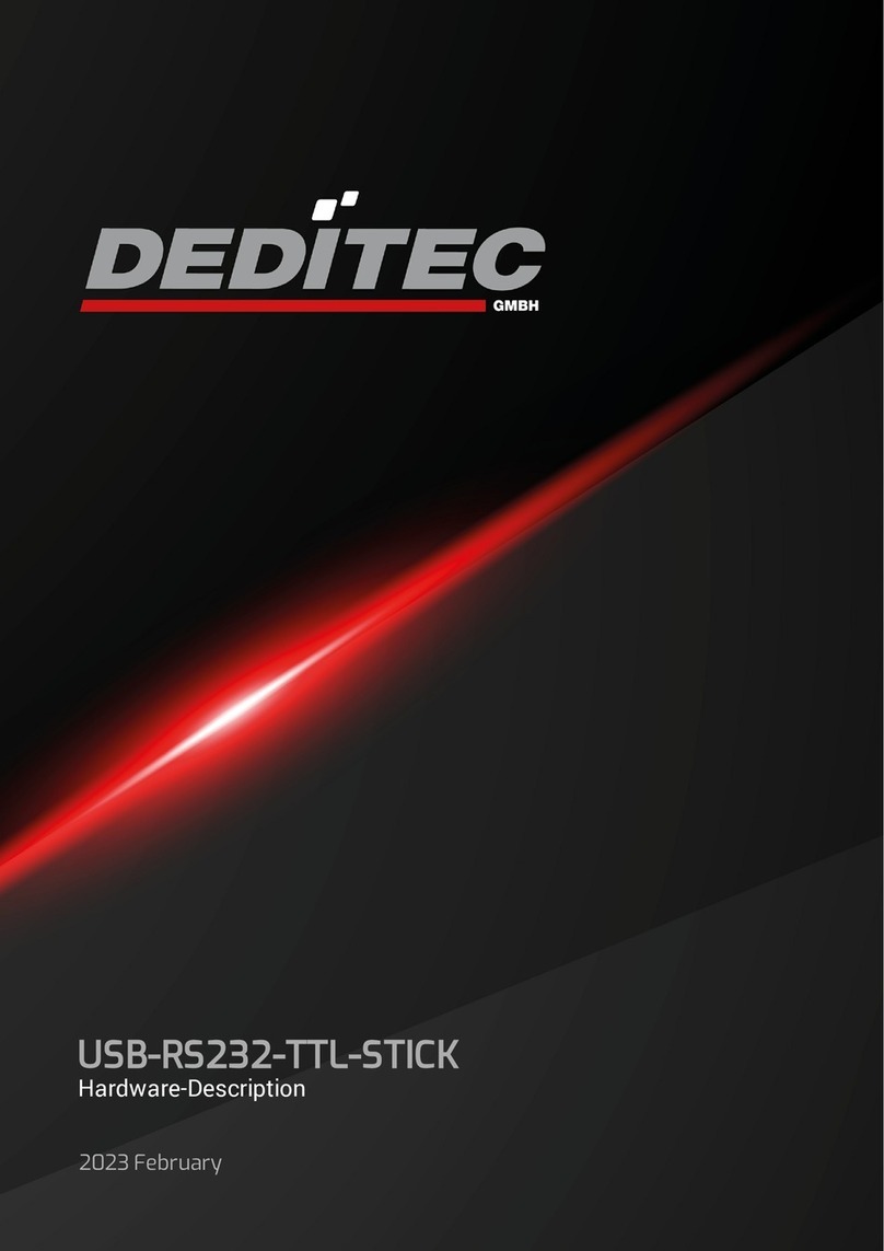 Deditec USB-RS232-TTL-STICK Hardware description