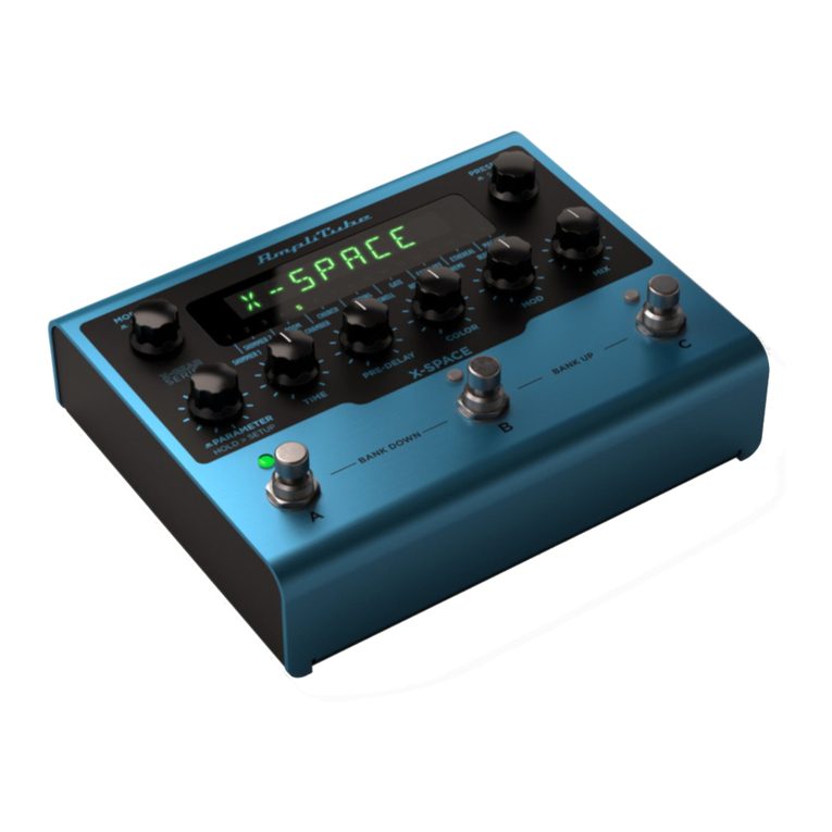 IK Multimedia AmpliTube X-SPACE quick start guide