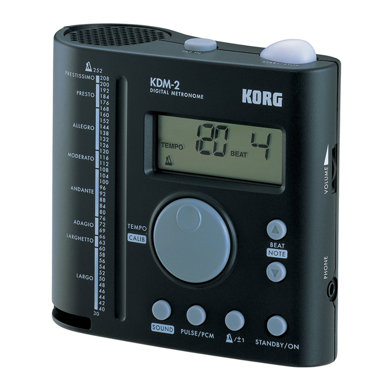 Korg KDM-2 user manual