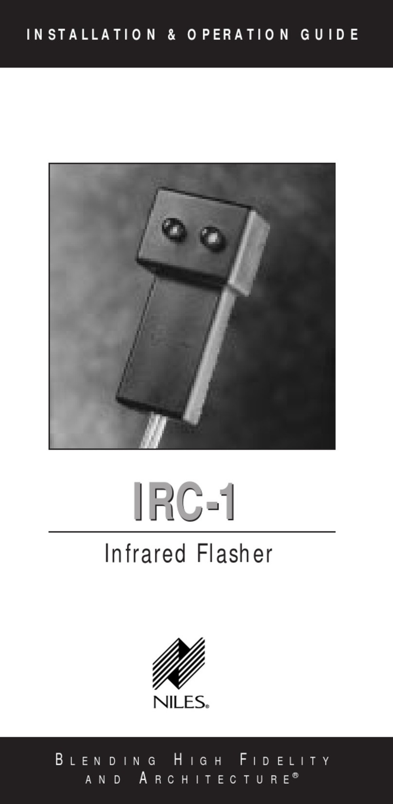 Niles IRC-1 Original operating instructions