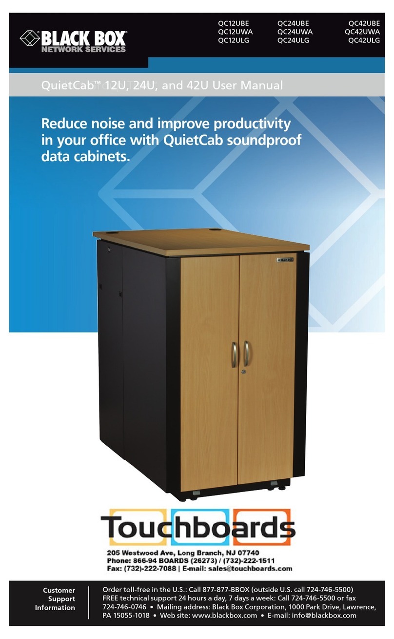 Black Box Touchboards QuietCab QC12UBE user manual