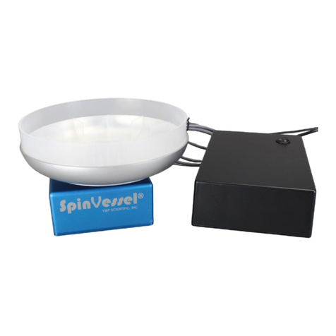 V&P Scientific SpinVessel VP 418SV2-1L-FB-CC User manual V&P Scientific SpinVessel VP 418SV2-1L-FB-CC User manual