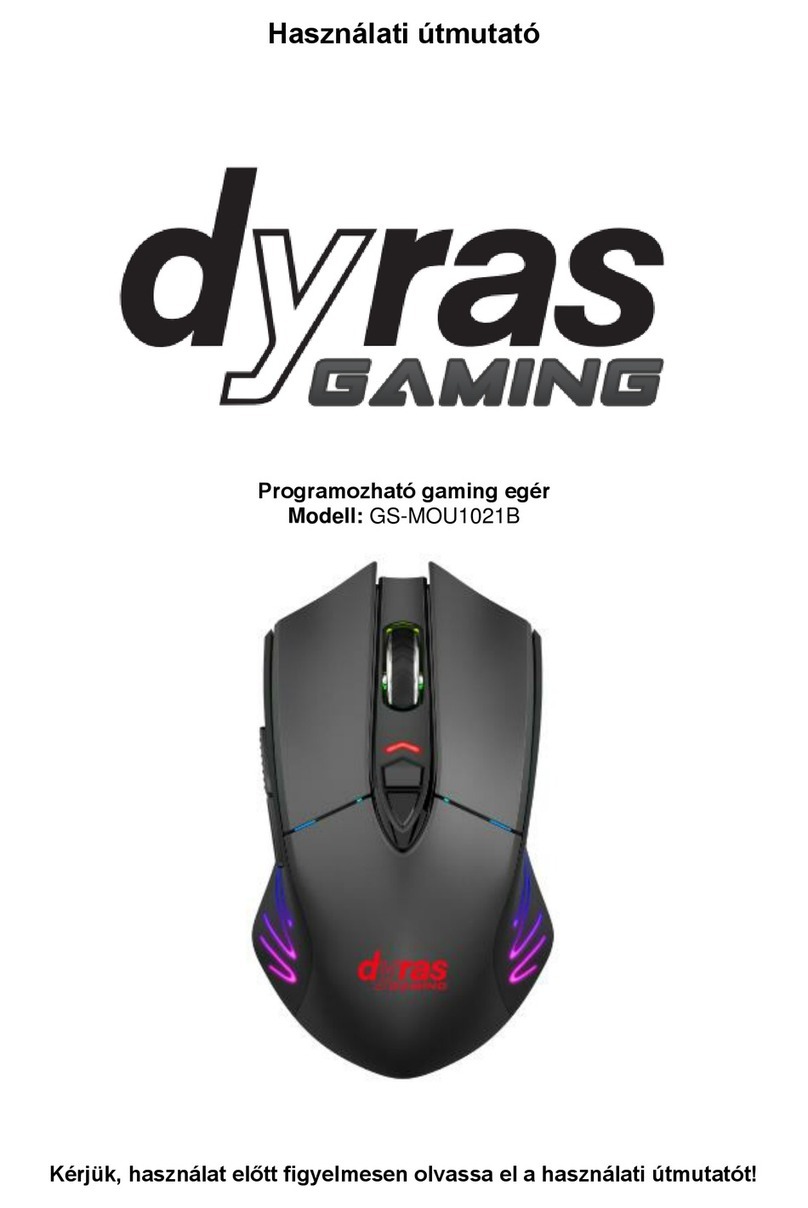 dyras GS-MOU1021B instruction manual