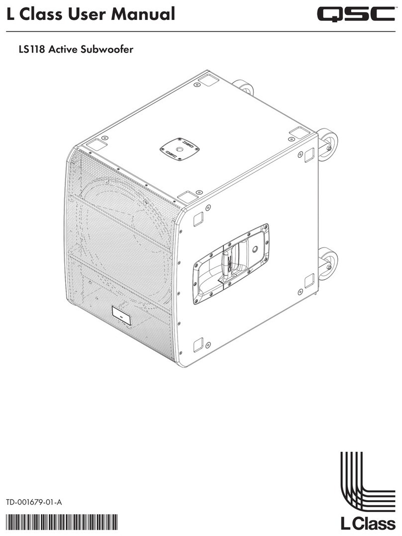 QSC LS118 user manual