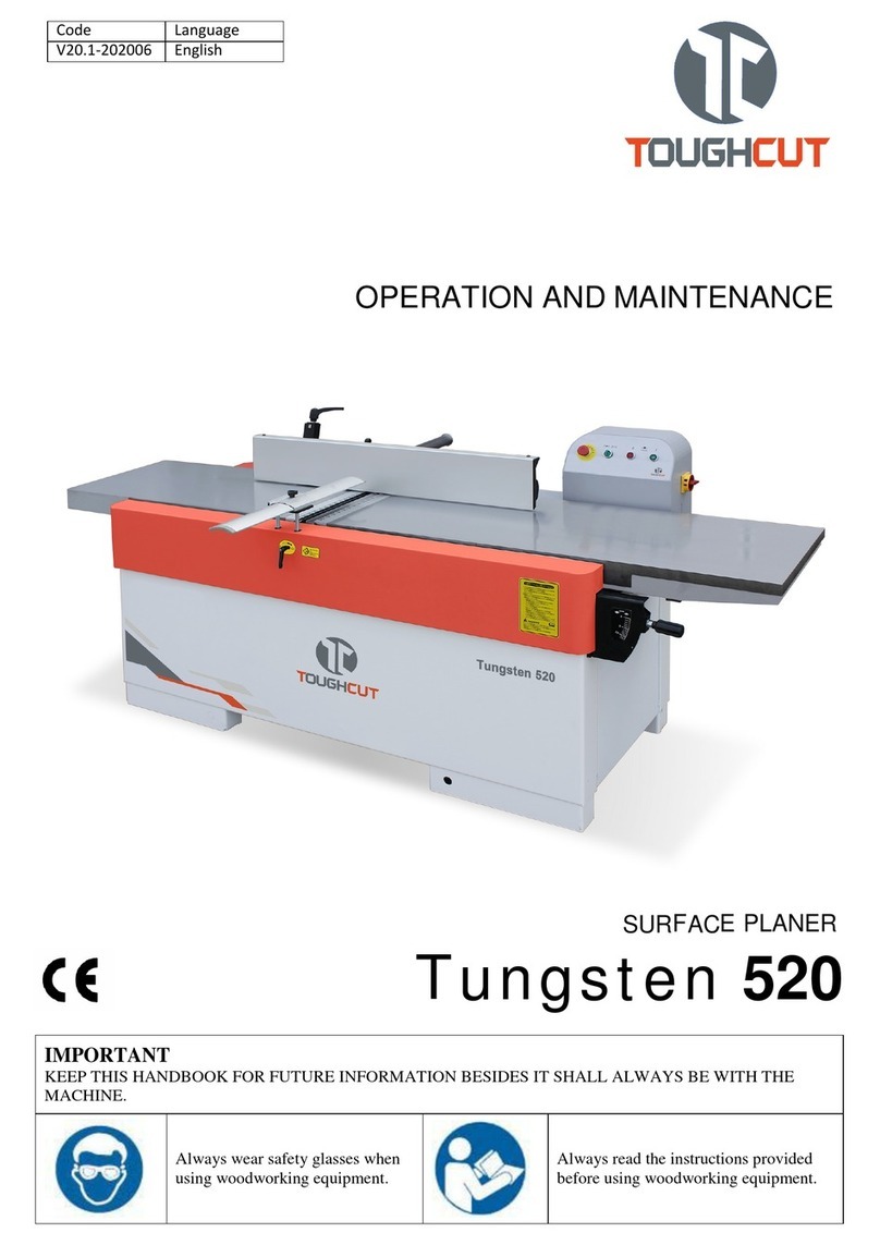 TOUGHCUT Tungsten 520 Operation and maintenance manual