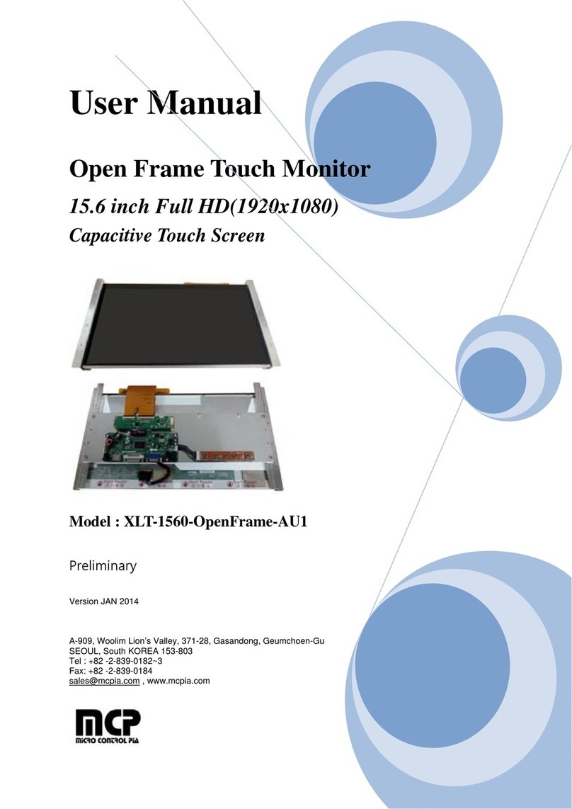MCP XLT-1560-OpenFrame-AU1 User manual