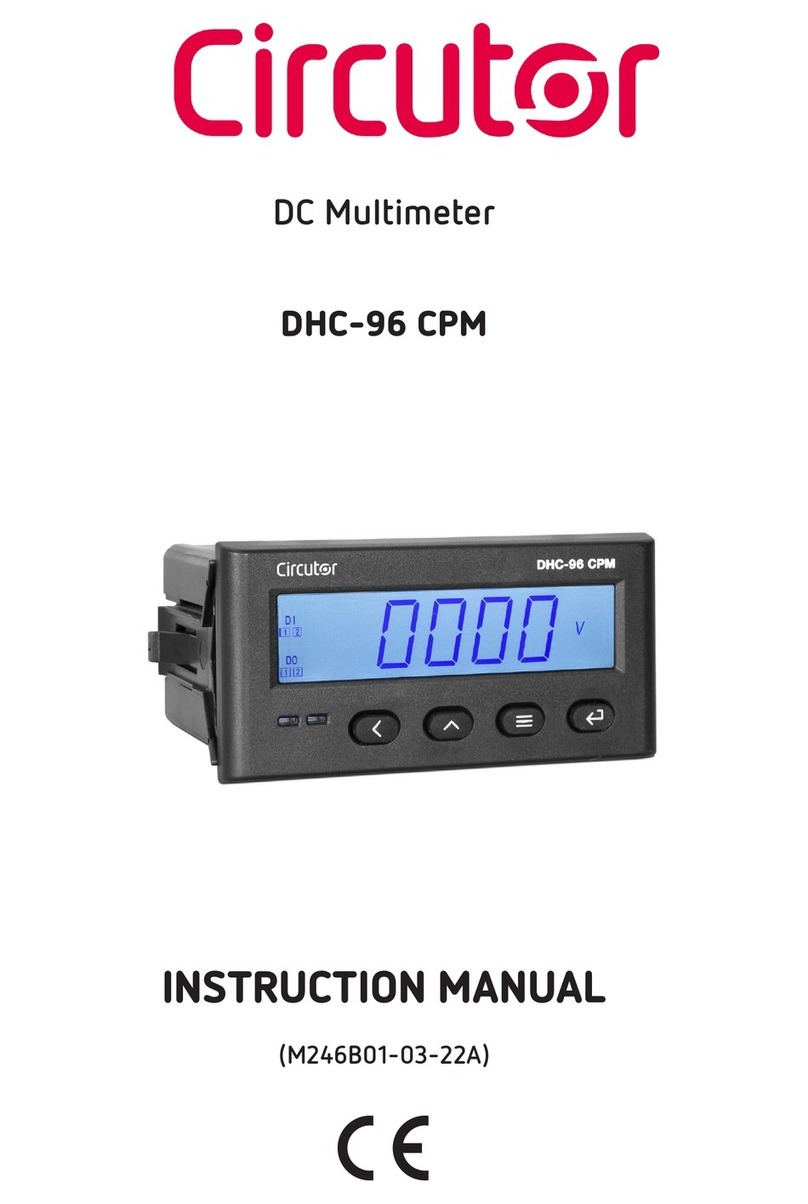 Circutor DHC-96 CPM instruction manual