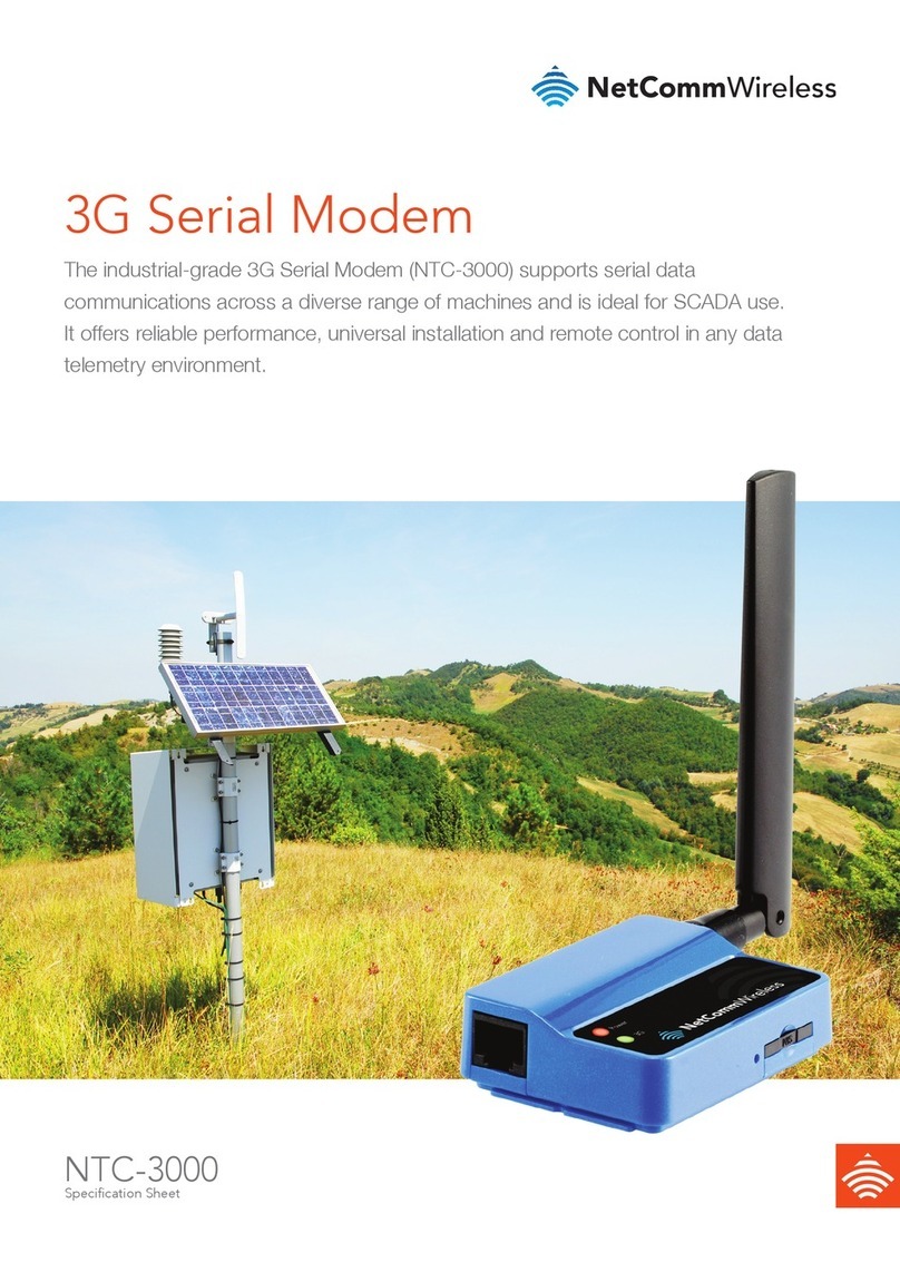 NetComm Wireless NTC-3000-01 User manual