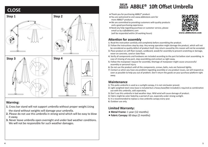 Abble 300319 Assembly instructions