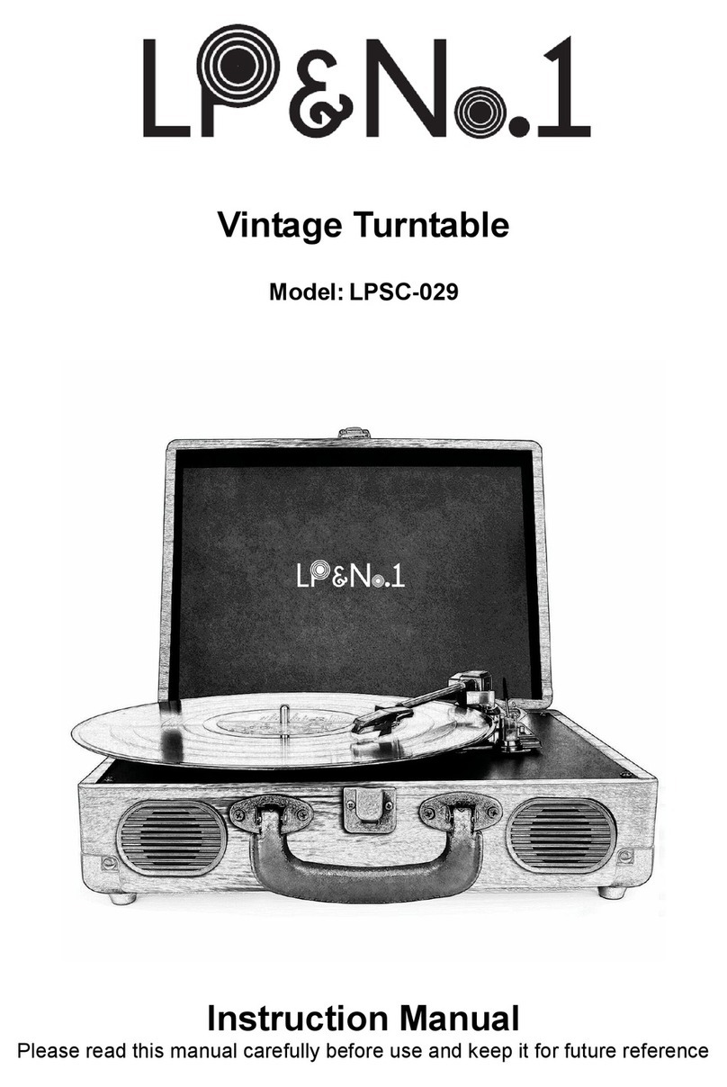 LP&No.1 LPSC-029 User manual