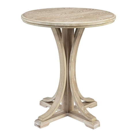Martha Stewart Fatima Accent Table User manual Martha Stewart Fatima Accent Table User manual