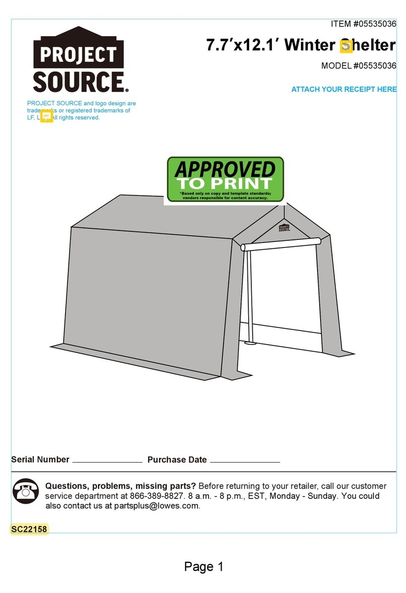 Project Source 05535036 User manual
