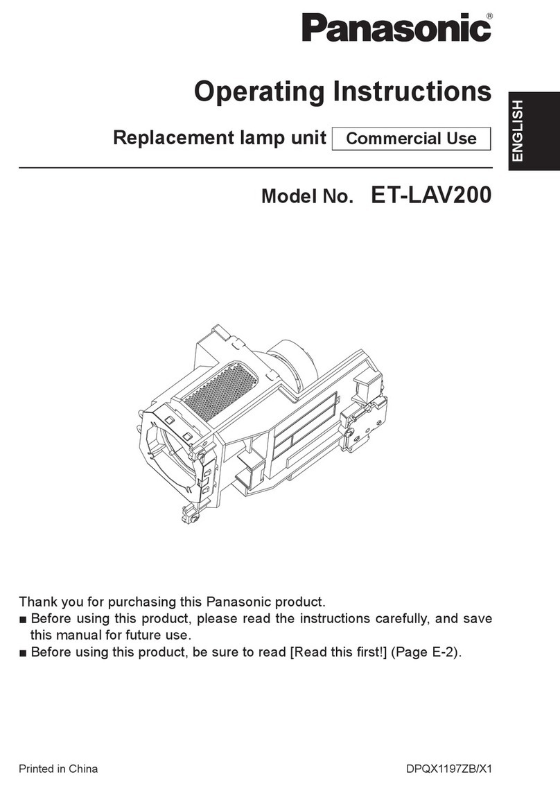 Panasonic ET-LAV200 User manual
