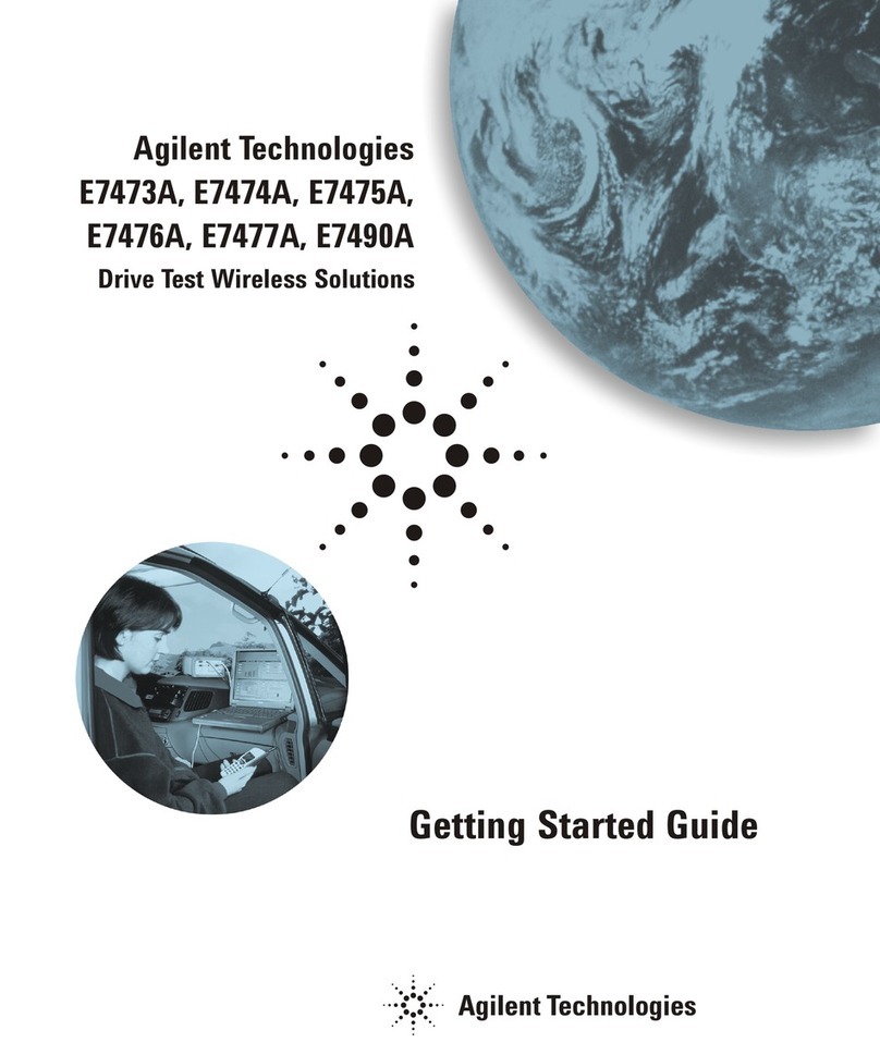 Agilent Technologies E7474A User manual