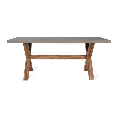 Garden Trading Burford Table Assembly instructions