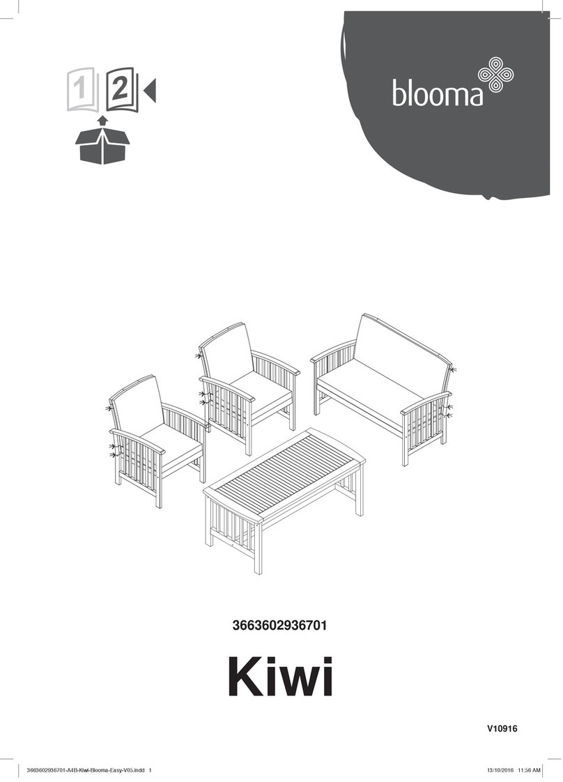 Blooma Kiwi 3663602936701 Assembly instructions