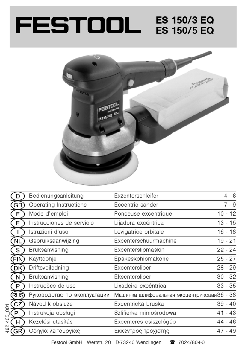 Festool ES 150/3 EQ operating instructions