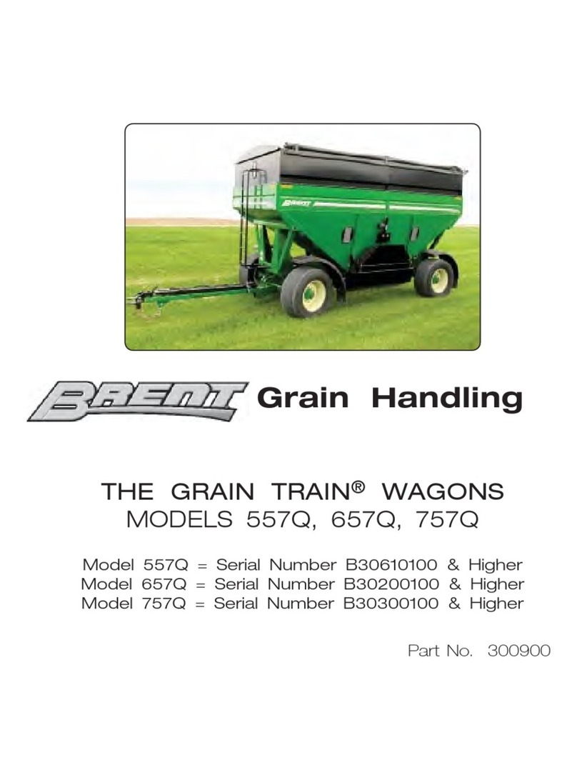 Unverferth BRENT GRAIN TRAIN 557Q User manual