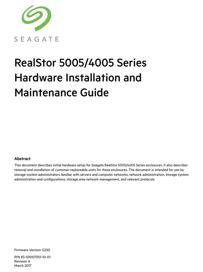 Seagate RealStor 5005 Series Hardware installation