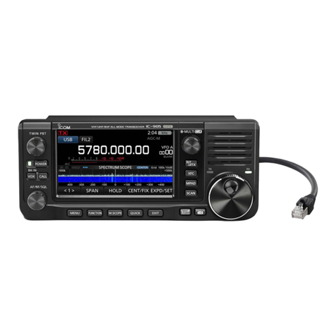 Icom IC-905 Instruction Manual