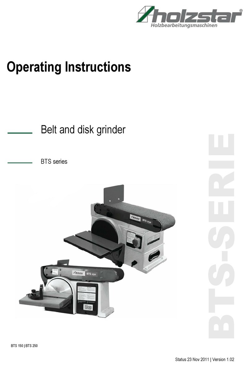 Holzstar BTS Series User manual