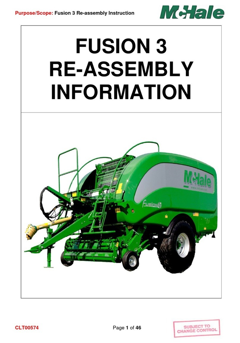 McHale Fusion 3 RE-ASSEMBLY INSTRUCTIONS