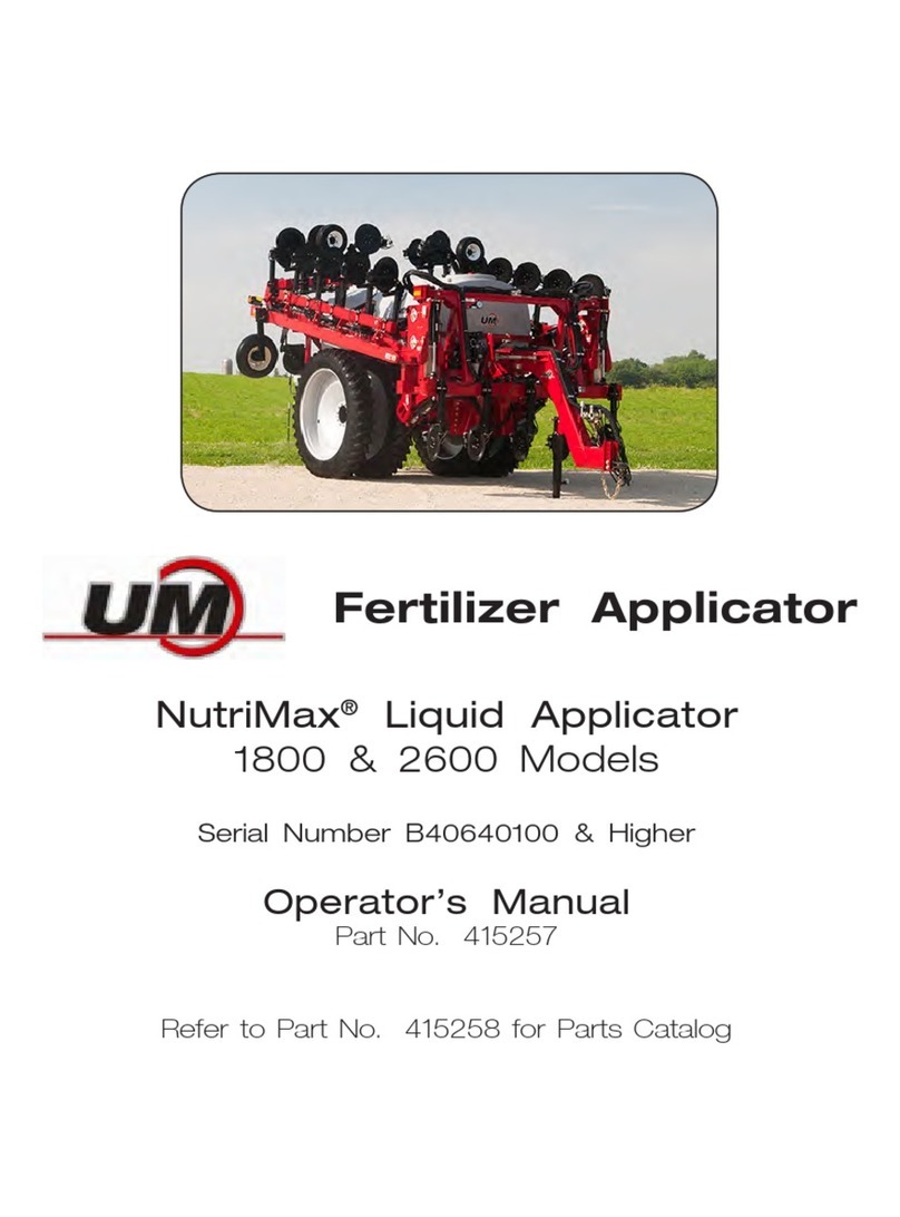 Unverferth NutriMax 1800 Operator's manual