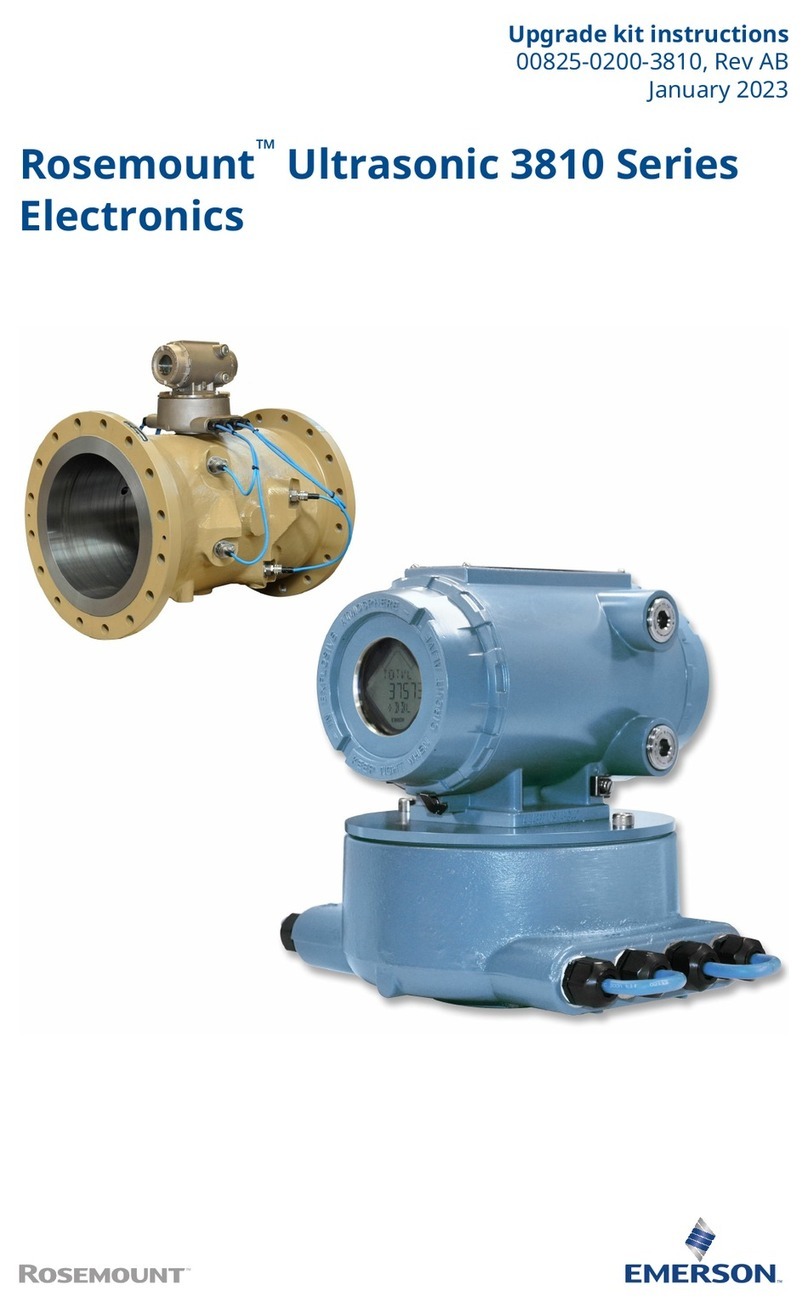 Rosemount Ultrasonic 3810 Series instructions